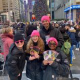 Some of staff pictured at the Thanksgiving Day Parade promoting & Juliet!